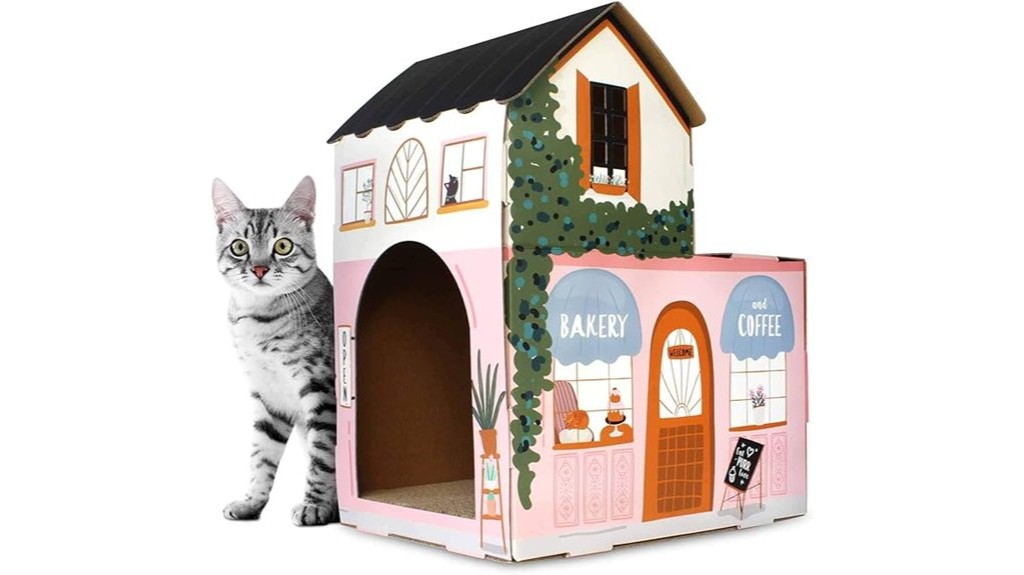 cat house with accessories