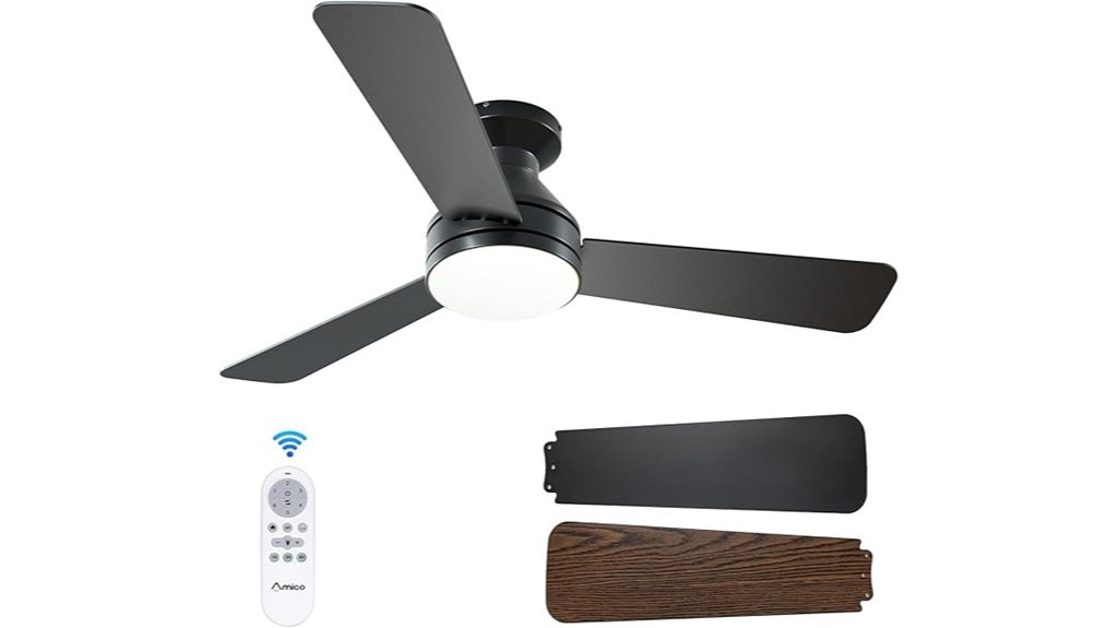 ceiling fan with light remote