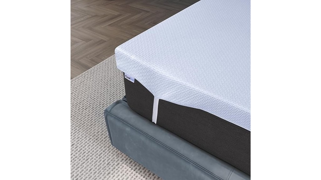 certified cool memory foam mattress topper