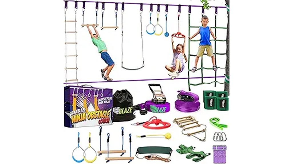 challenging obstacle course for children