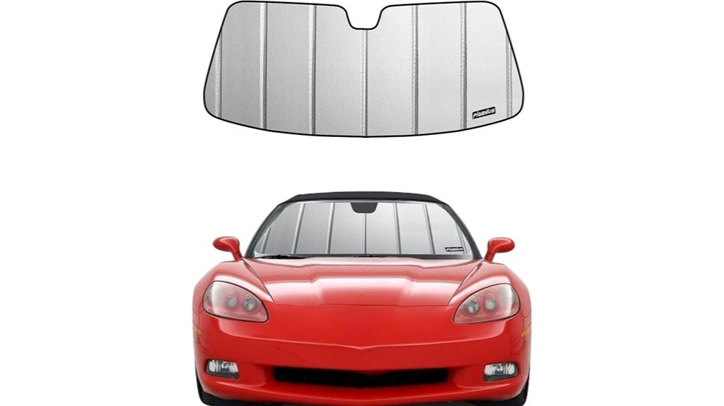 chevrolet corvette sunshade 2009 2013