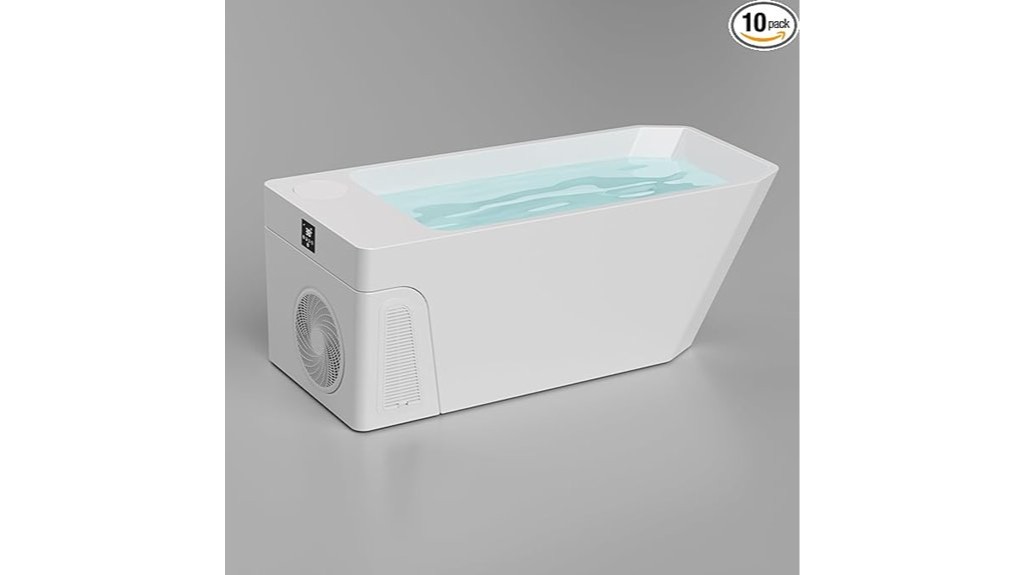 chilled immersion tub for hydrotherapy