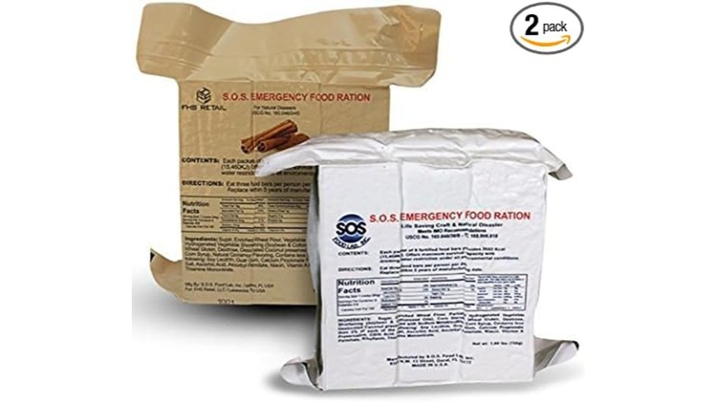 cinnamon coconut emergency rations