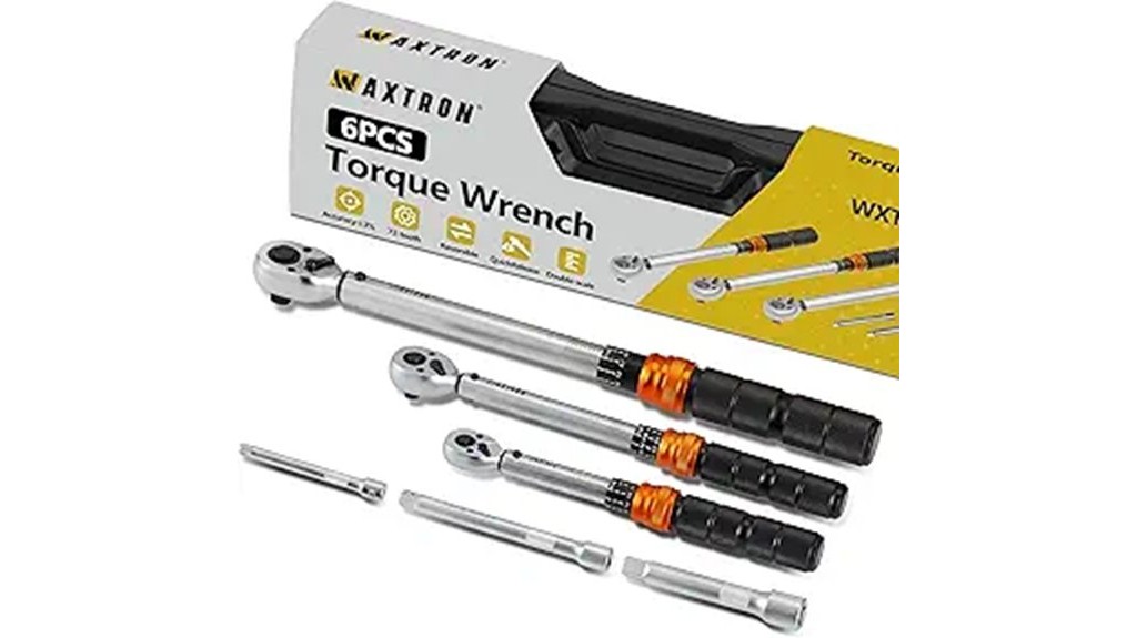 click torque wrench set