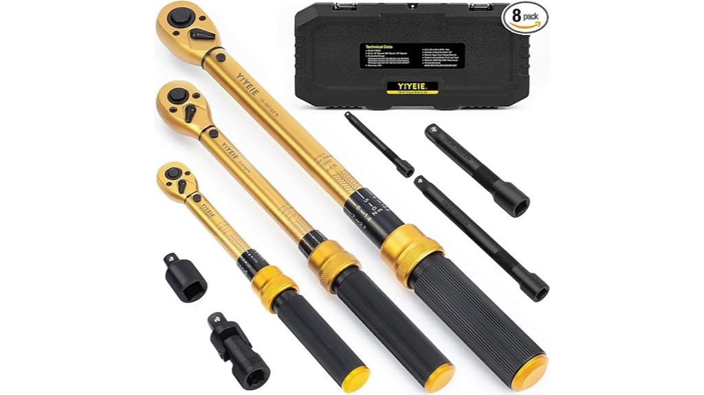 click torque wrench set