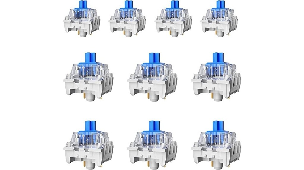 clicky lubricated mechanical keyboard switches