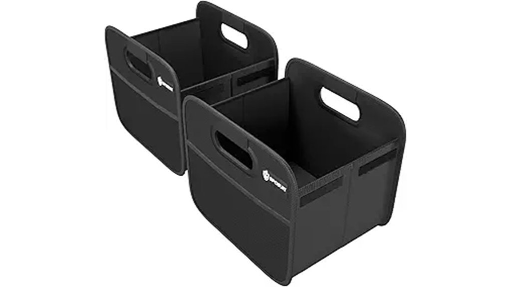 collapsible car trunk storage containers