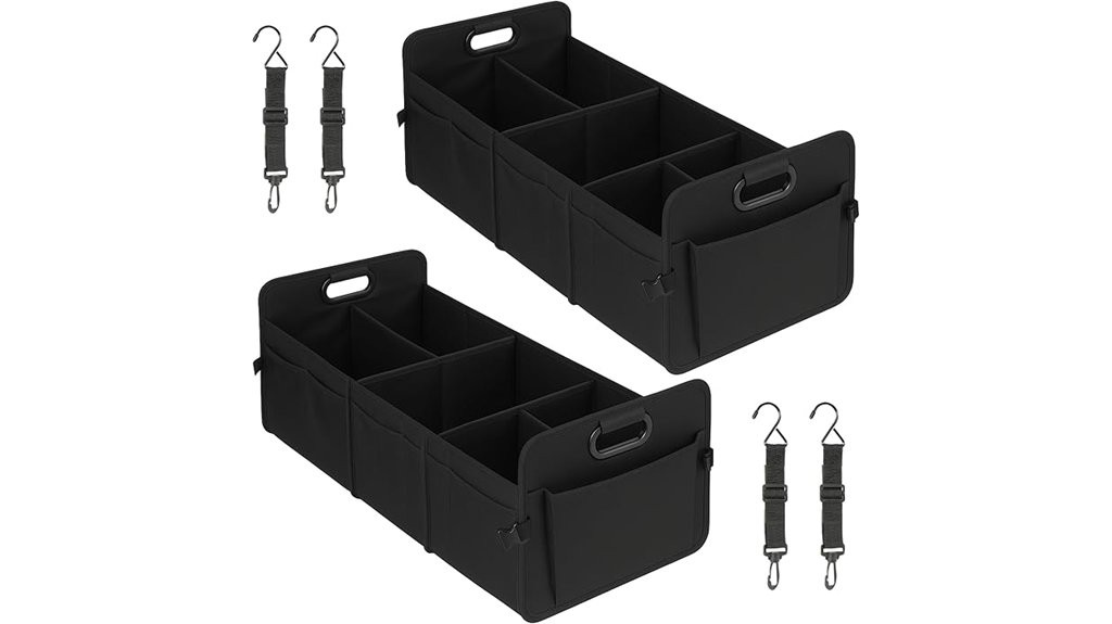 collapsible car trunk storage organizers
