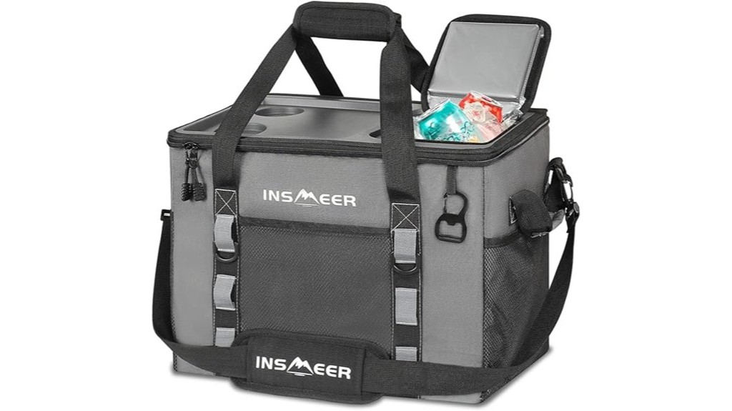collapsible soft sided 40l cooler bag