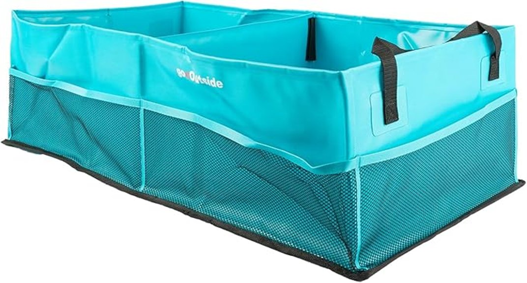 collapsible waterproof automotive cargo organizer