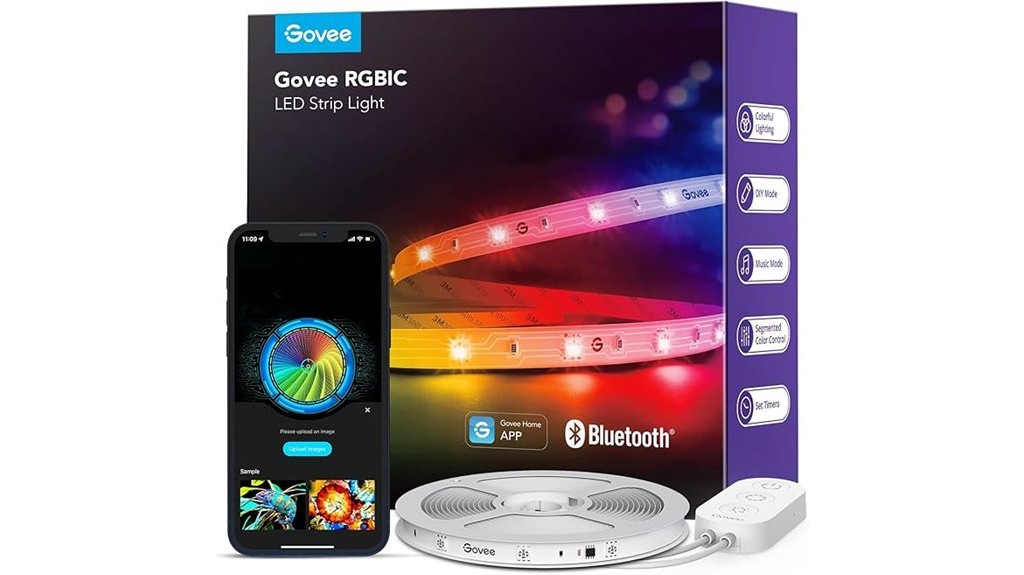 colorful bedroom lighting solution