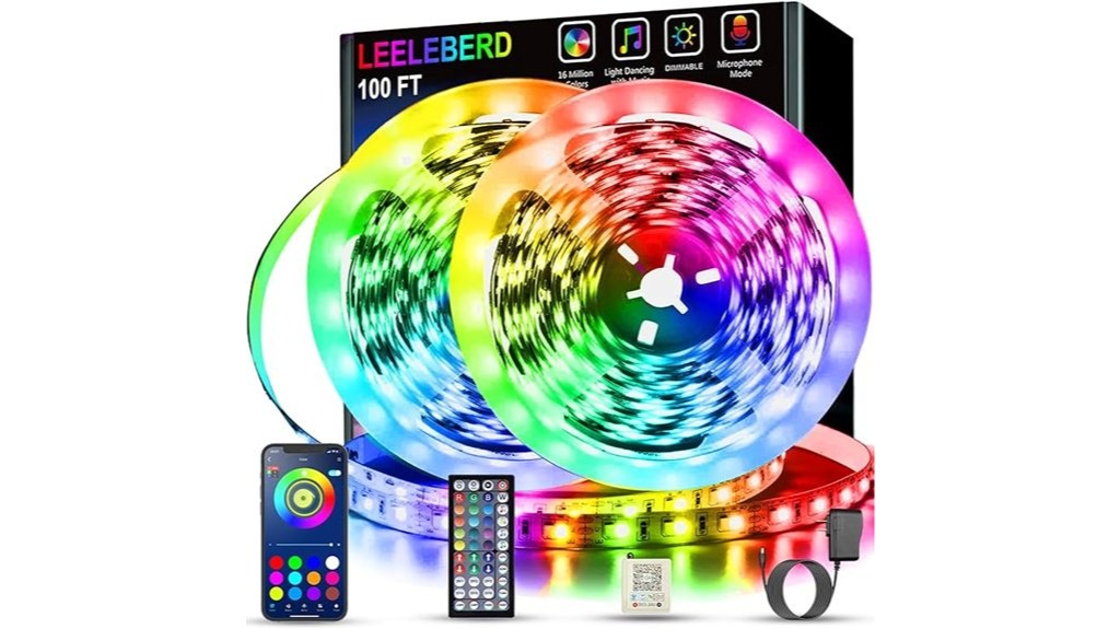 colorful bedroom lighting solution