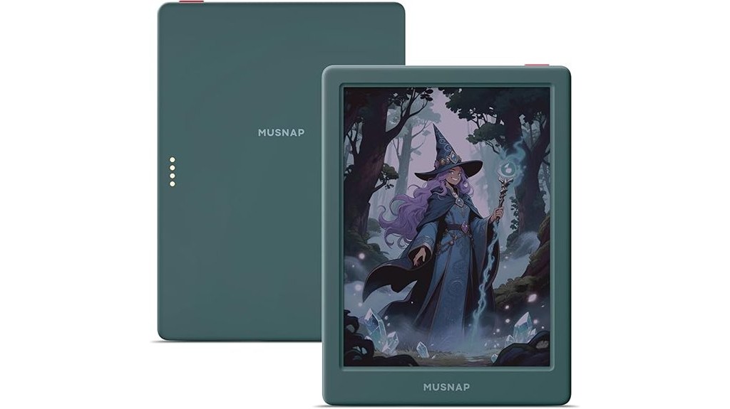 colorful capacious ebook reader