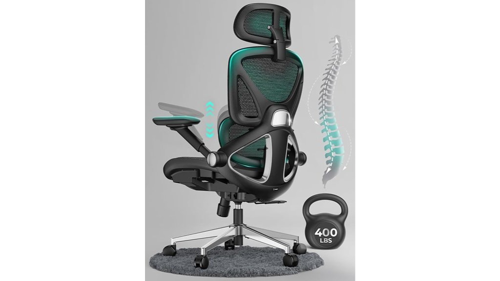 comfortable adjustable breathable office seating
