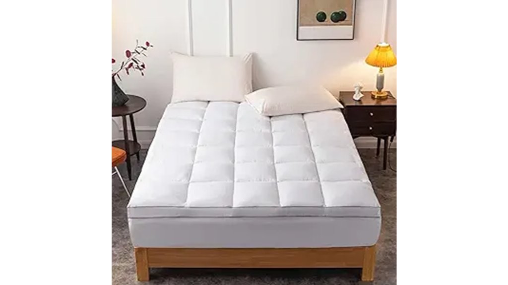 comfortable queen size mattress topper