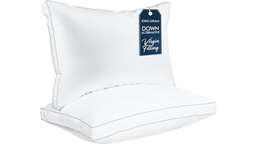 comfy sleeping pillows set pair