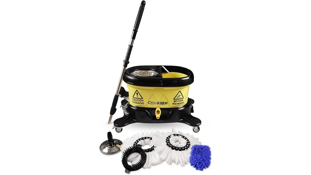 commercial spinning mop dolly