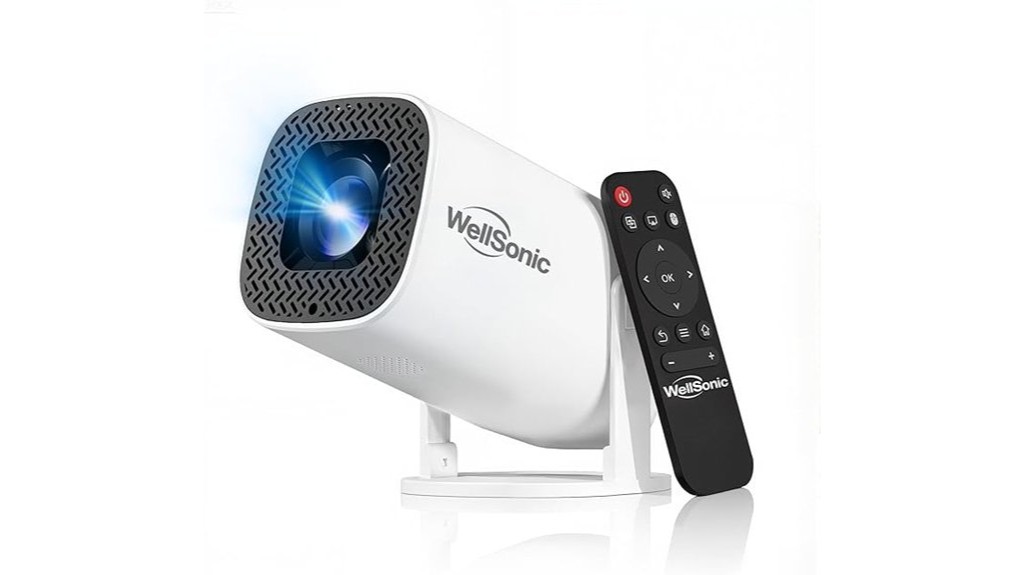 compact 4k wireless smart projector