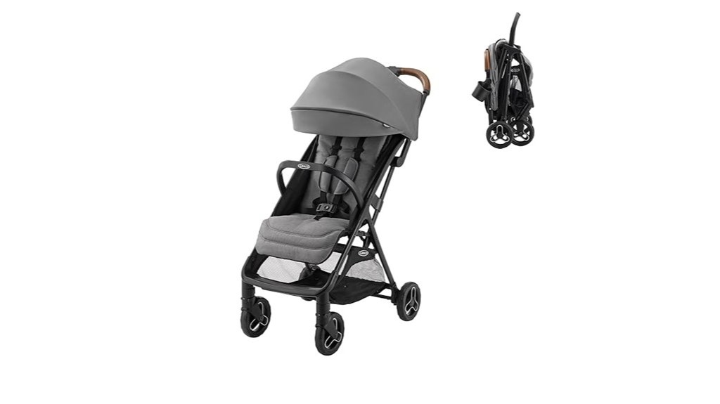 compact and ready to jet stroller