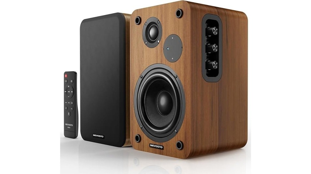 compact bookshelf audio speakers