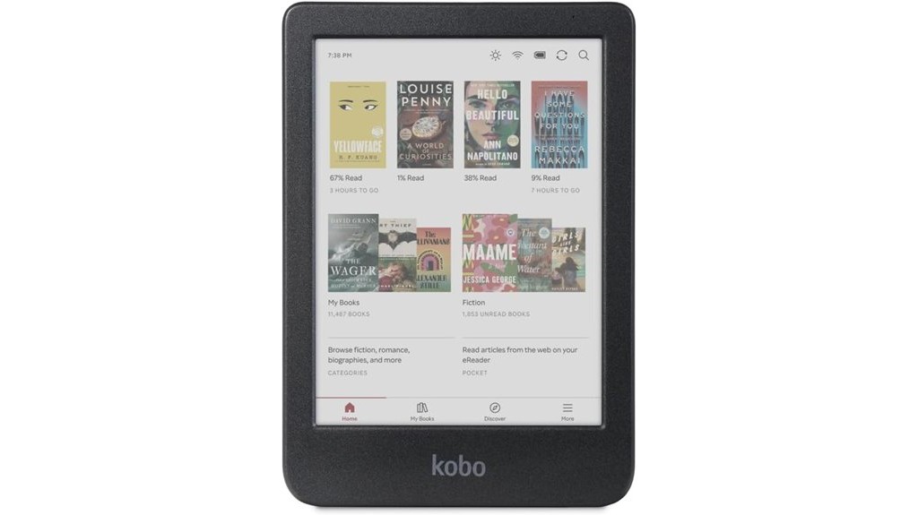 compact colour e book reader