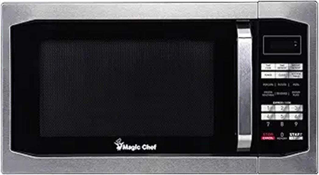 compact countertop microwave oven