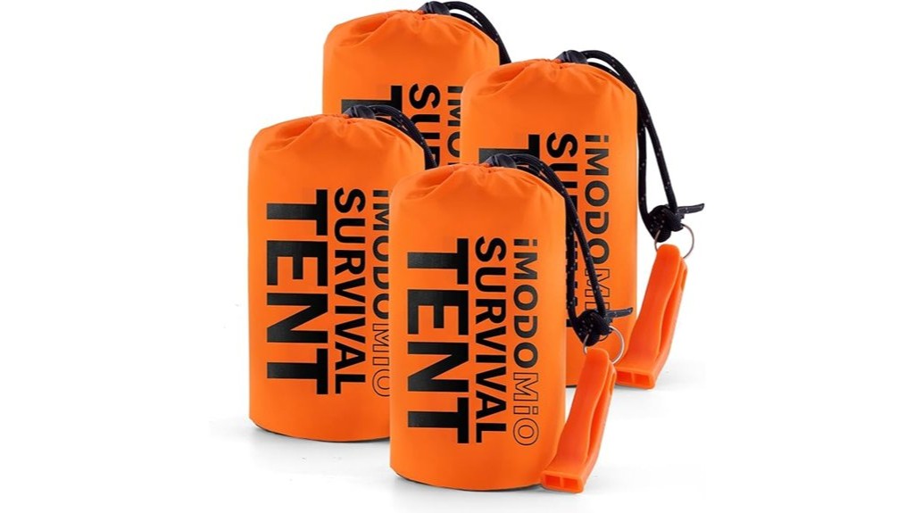 compact durable two person emergency shelter