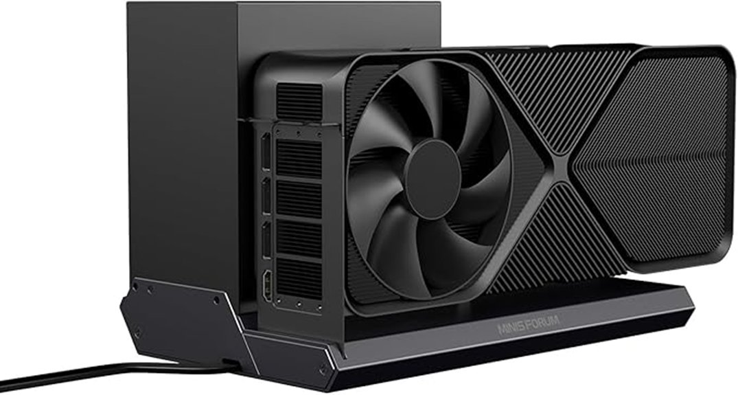 compact egpu docking station solution