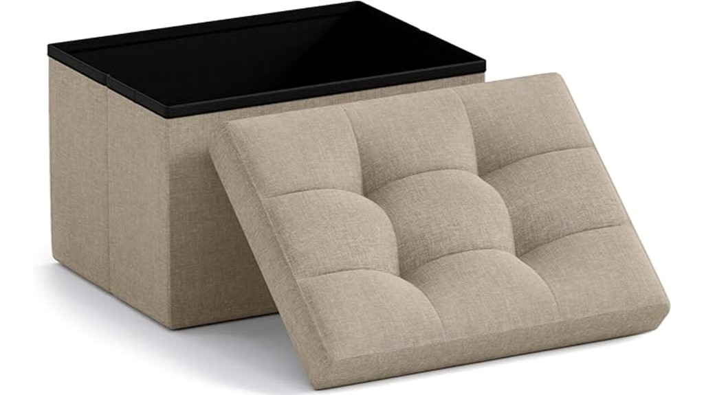 compact home storage ottoman