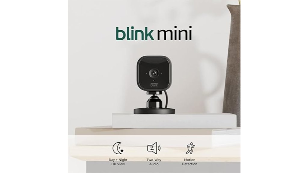 compact indoor security camera two pack