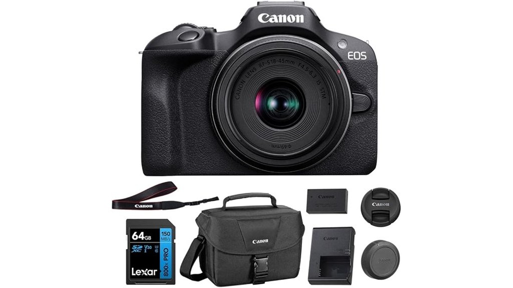compact mirrorless camera kit bundle