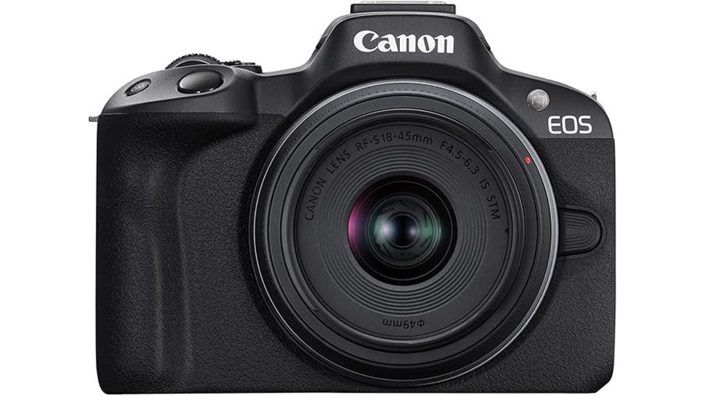 compact mirrorless camera with kit lens