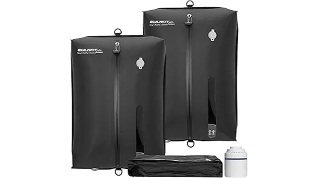 compact reusable vacuumed travel bags