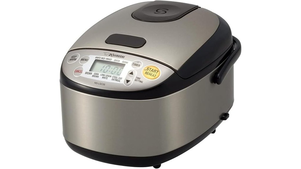 compact rice cooking appliance