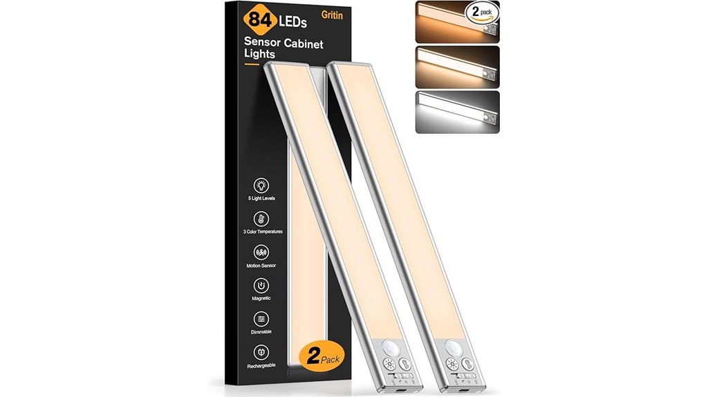 compact under cabinet led lighting set