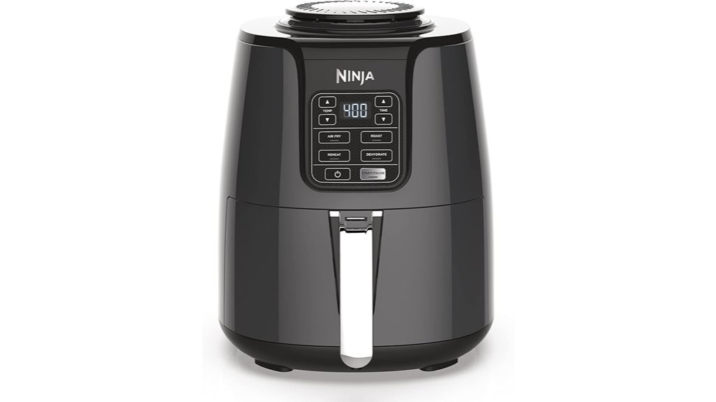 compact versatile air frying 4 quart