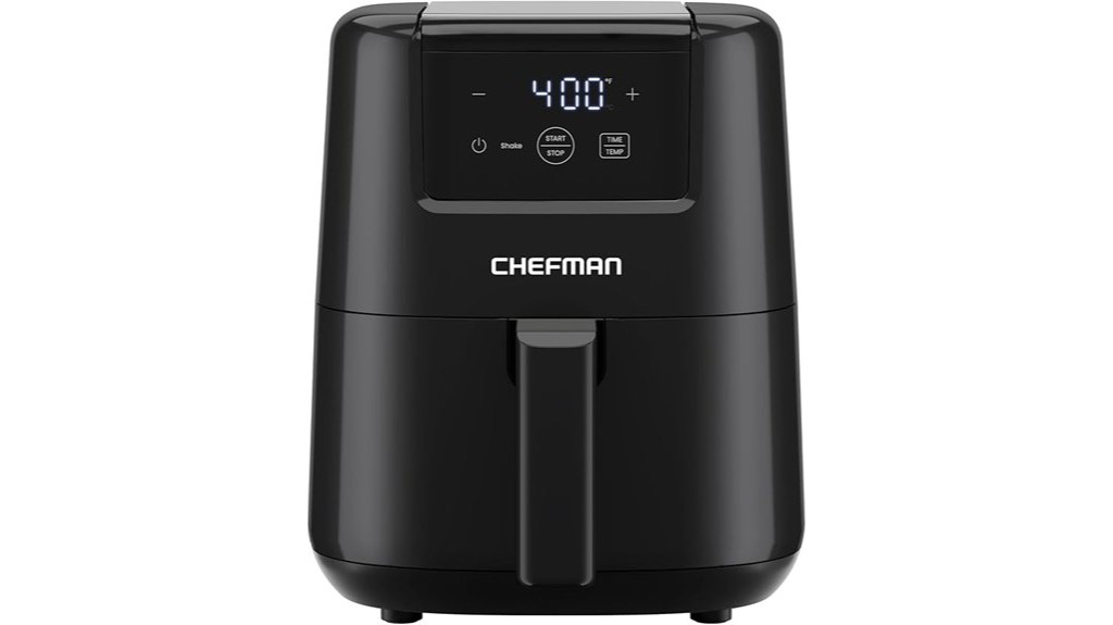 compact versatile black air fryer