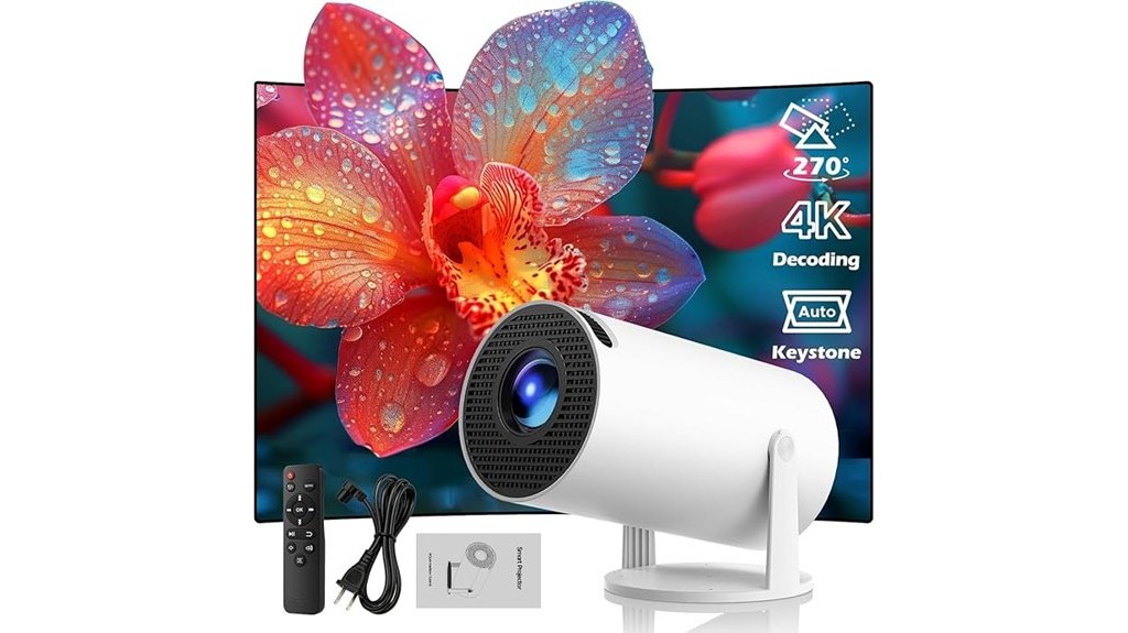 compact wireless enabled mini projector