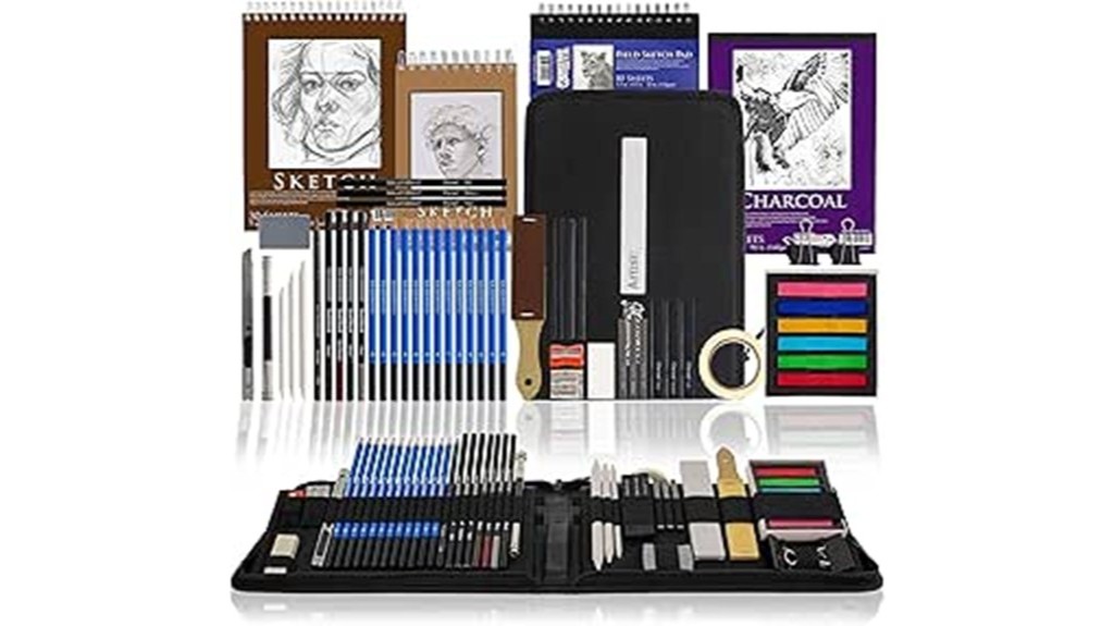 comprehensive art supplies set