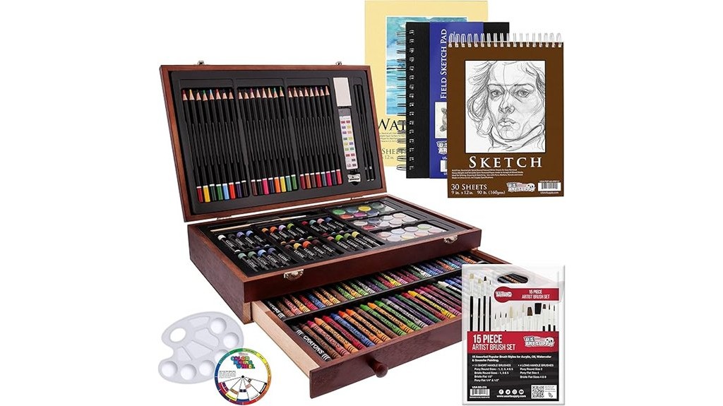 comprehensive art supply kit for adults