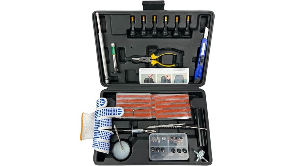 comprehensive tire repair kit