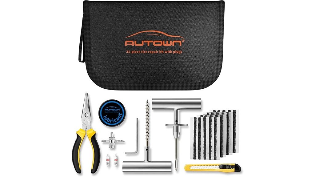 comprehensive tire repair kit solution