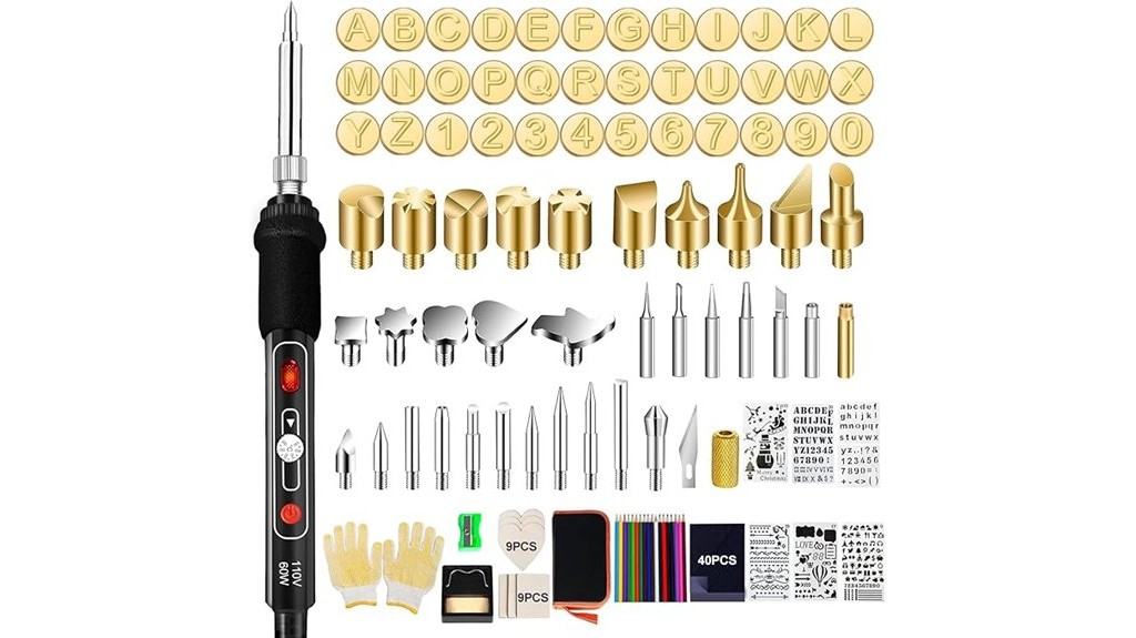 comprehensive wood burning tool kit