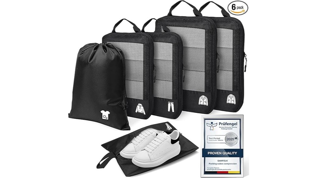 compress pack travel cubes