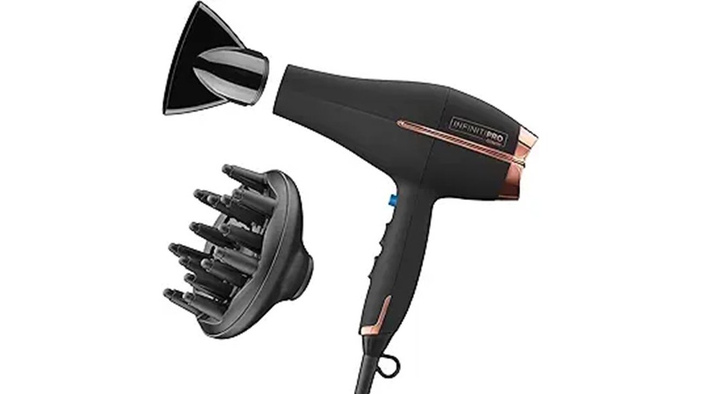 conair professional hair dryer with diffuser