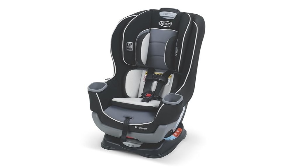 convertible extending baby carseat
