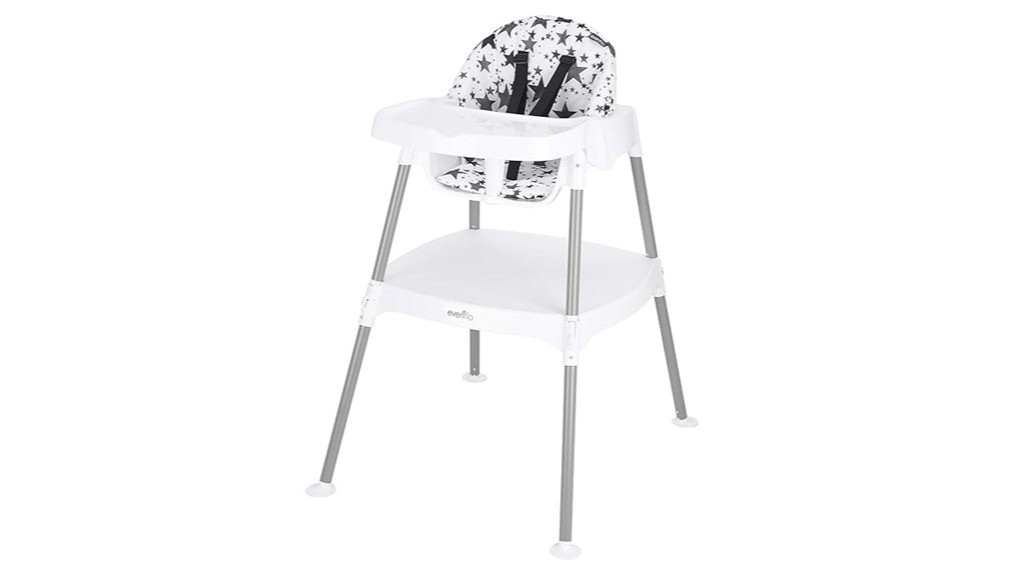 convertible high chair polyester material
