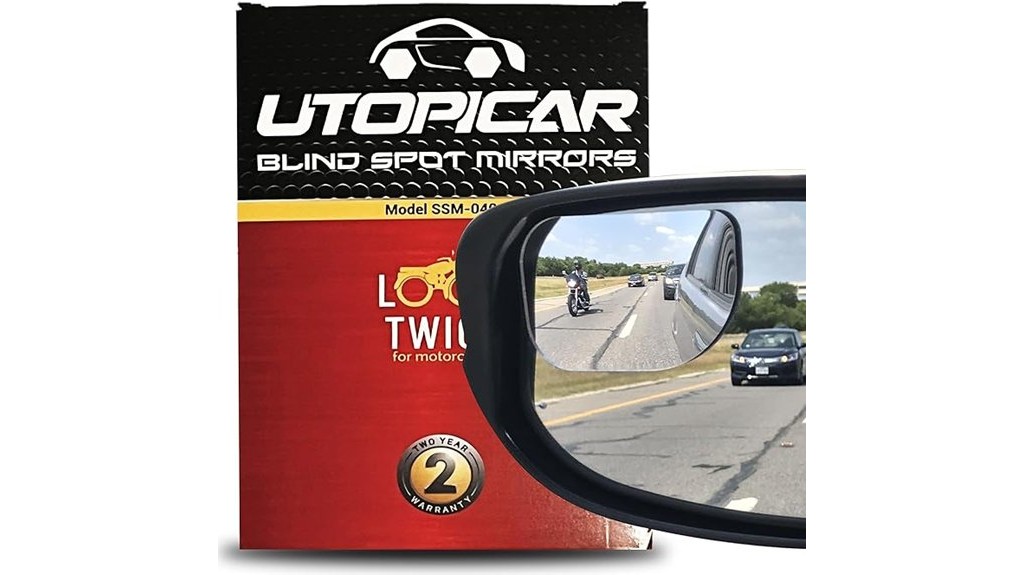 convex car mirrors blind spot eliminating