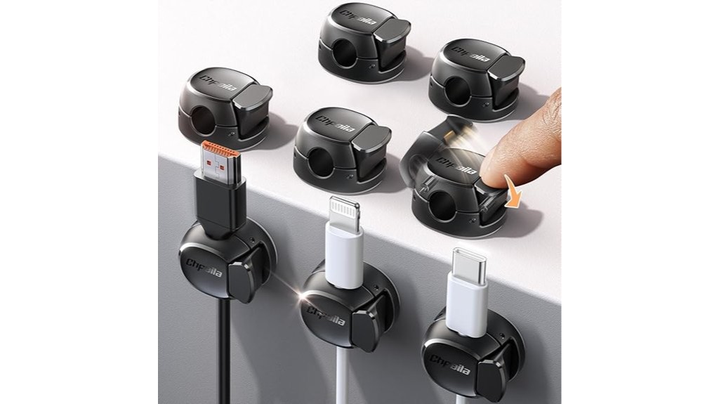 cord organizer cable management clips