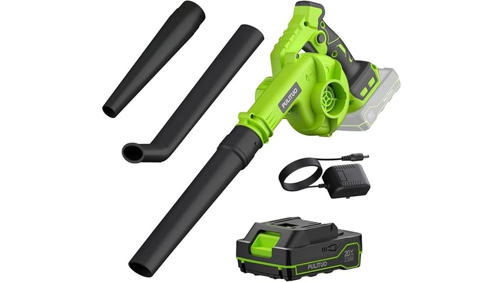 cordless battery powered leaf blower